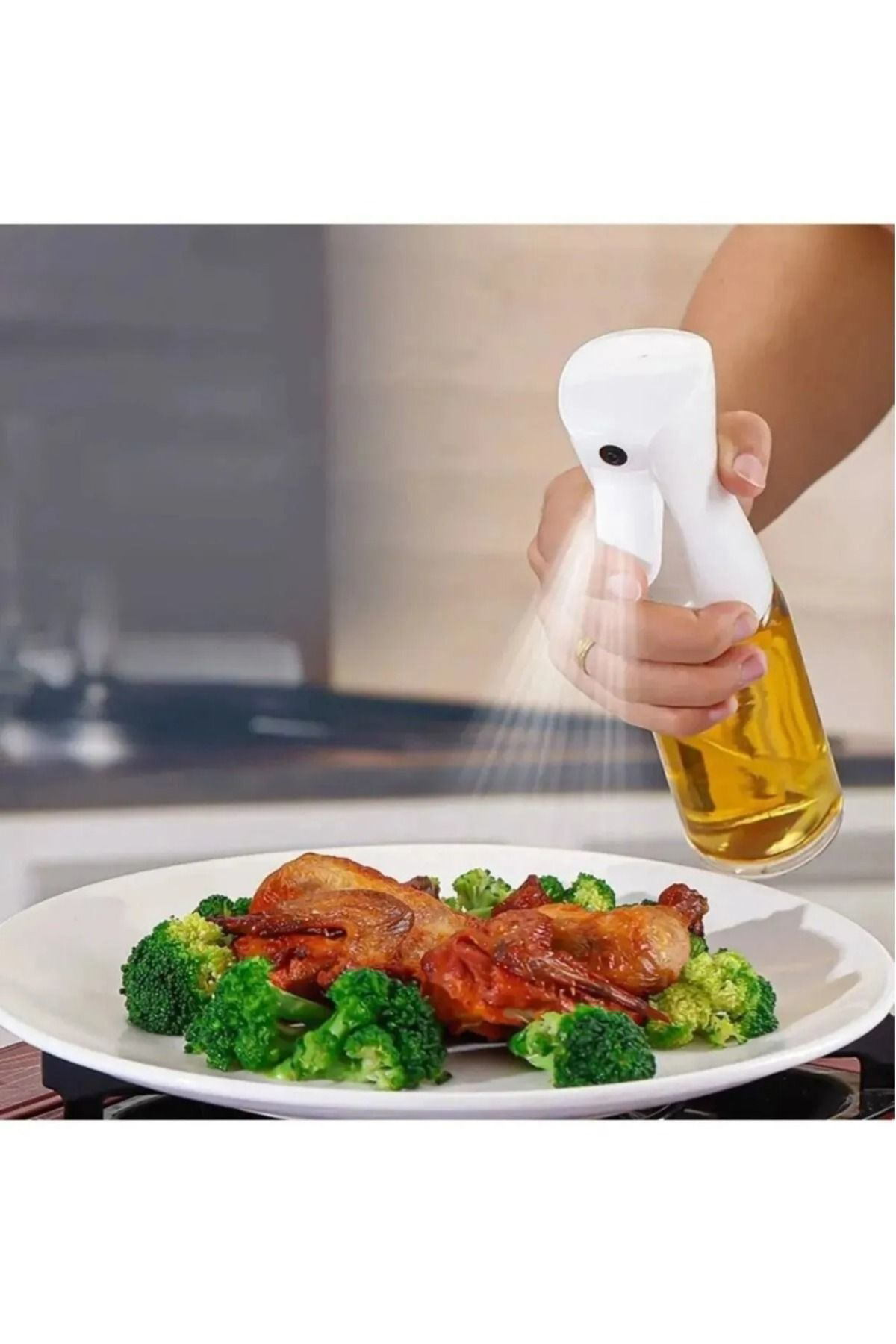 Elif Aksesuar Yemeklik Yağ Spreyi Airfryer Yağdanlik Zeytinyaği Ve Limon Yaği S