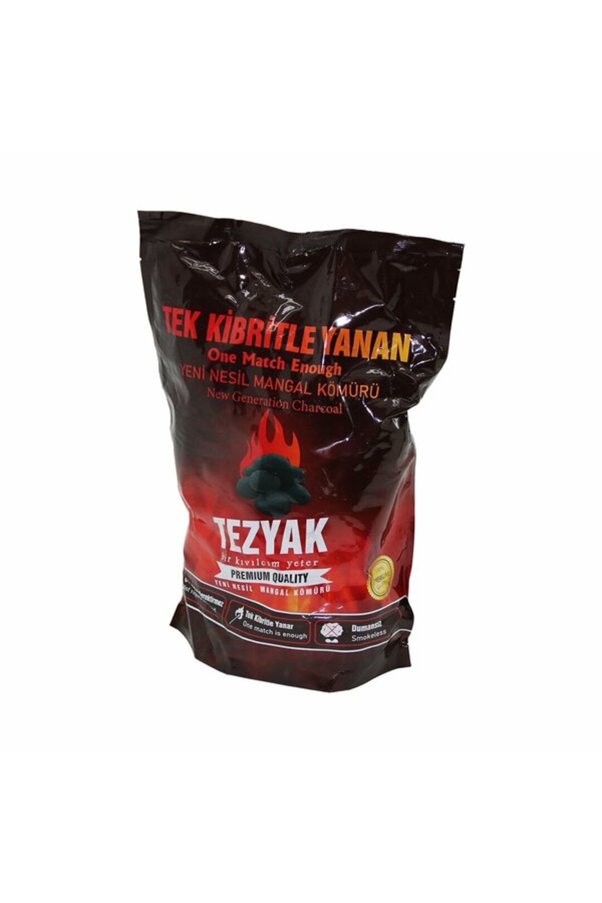 Tezyak Yeni Nesil Çabuk Tutuşan Mangal Kömürü 2 Kg