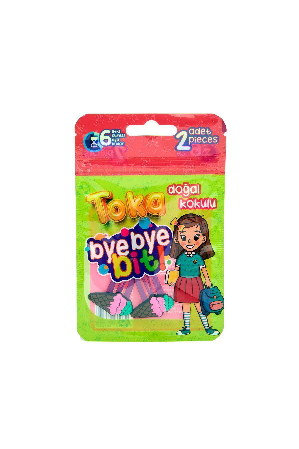 Yeni Nesil Doğal Kokulu Çıt Çıt Bit Tokası 2 Li