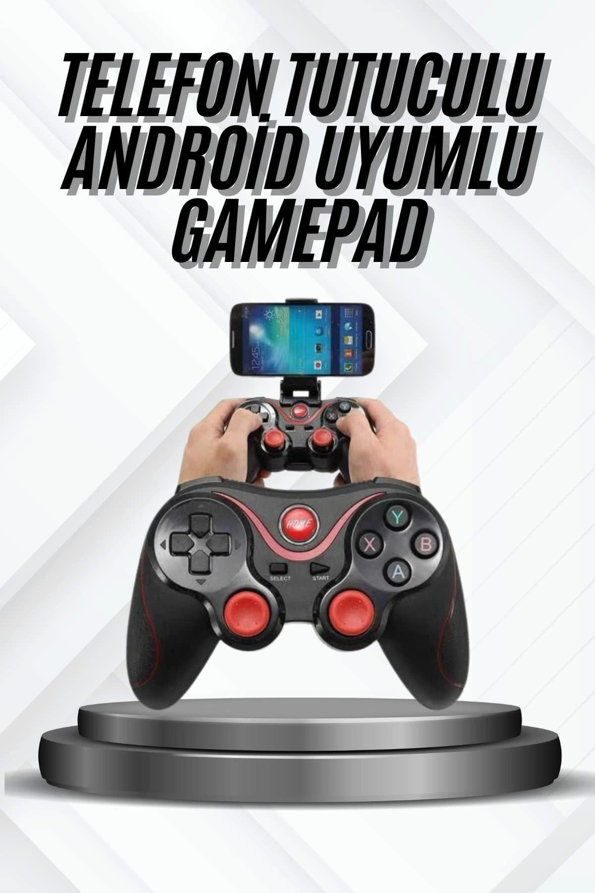 Yusuftex Yeni Nesil X3 Gamepad Android Uyumlu Telefon Tutucu Özellikli Joy