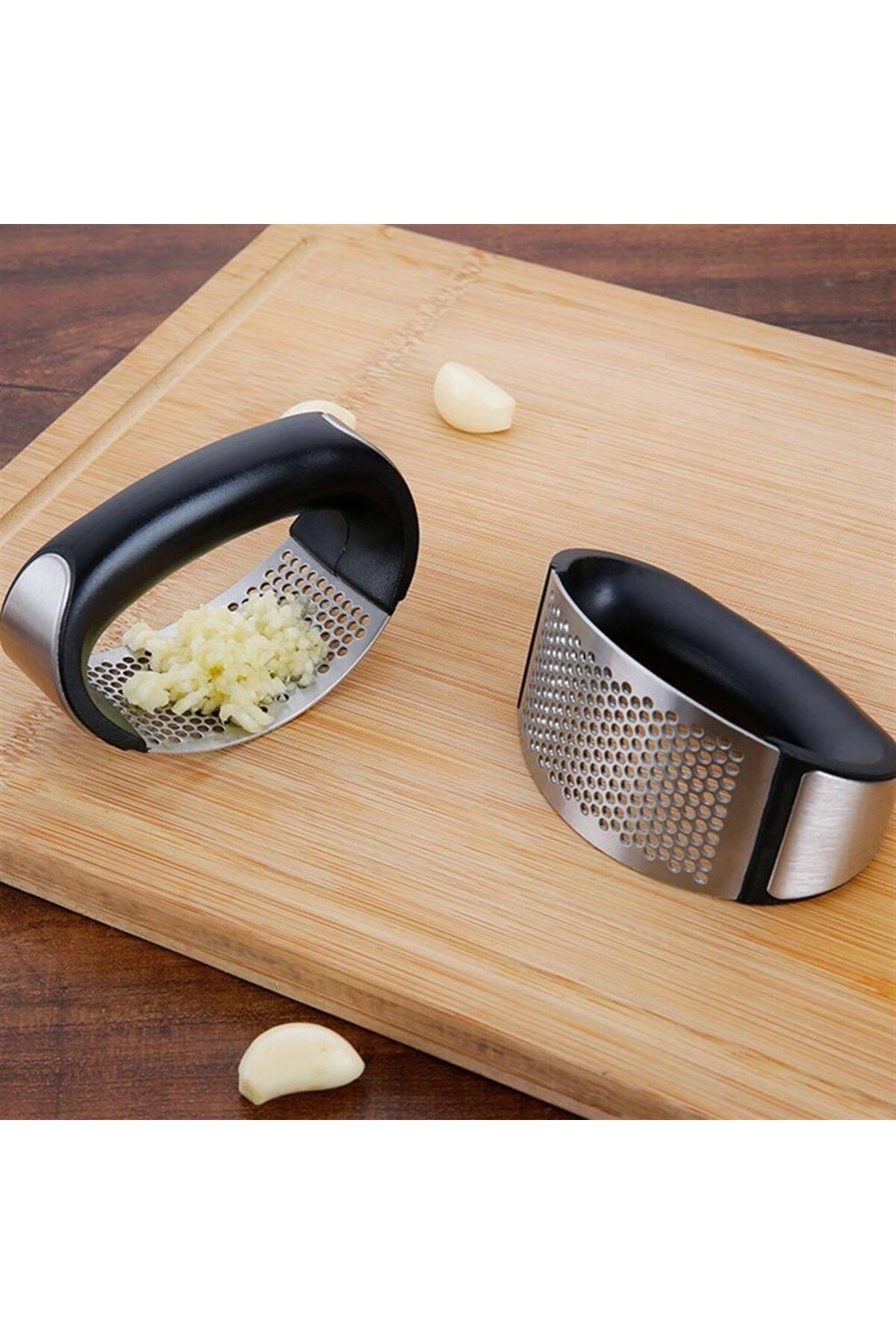 Ok Aksesuar Yeni Sarimsak Ezici Paslanmaz Çelik Garlic Press Go50604122840