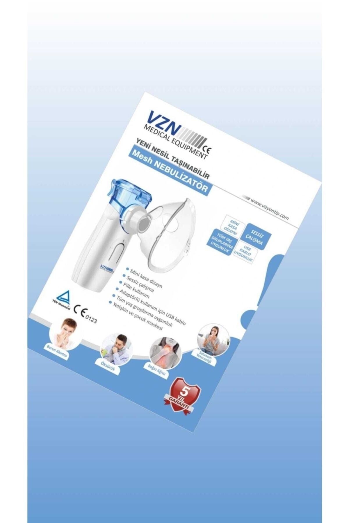 Vzn Medical Equipment Yeni Taşinabilir Nebülizatör