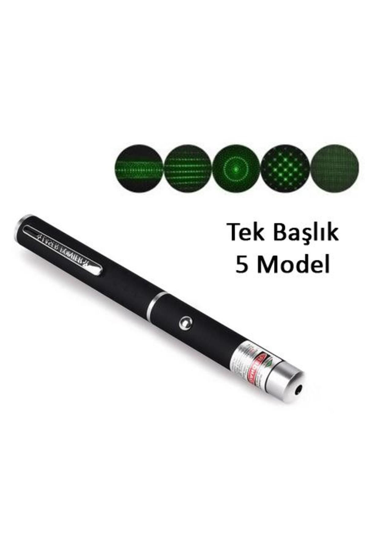 Ok Aksesuar Yeşil Lazer Pointer 500 Mw 15 Km Etkili (Tek Başlik 5 Model) Go50