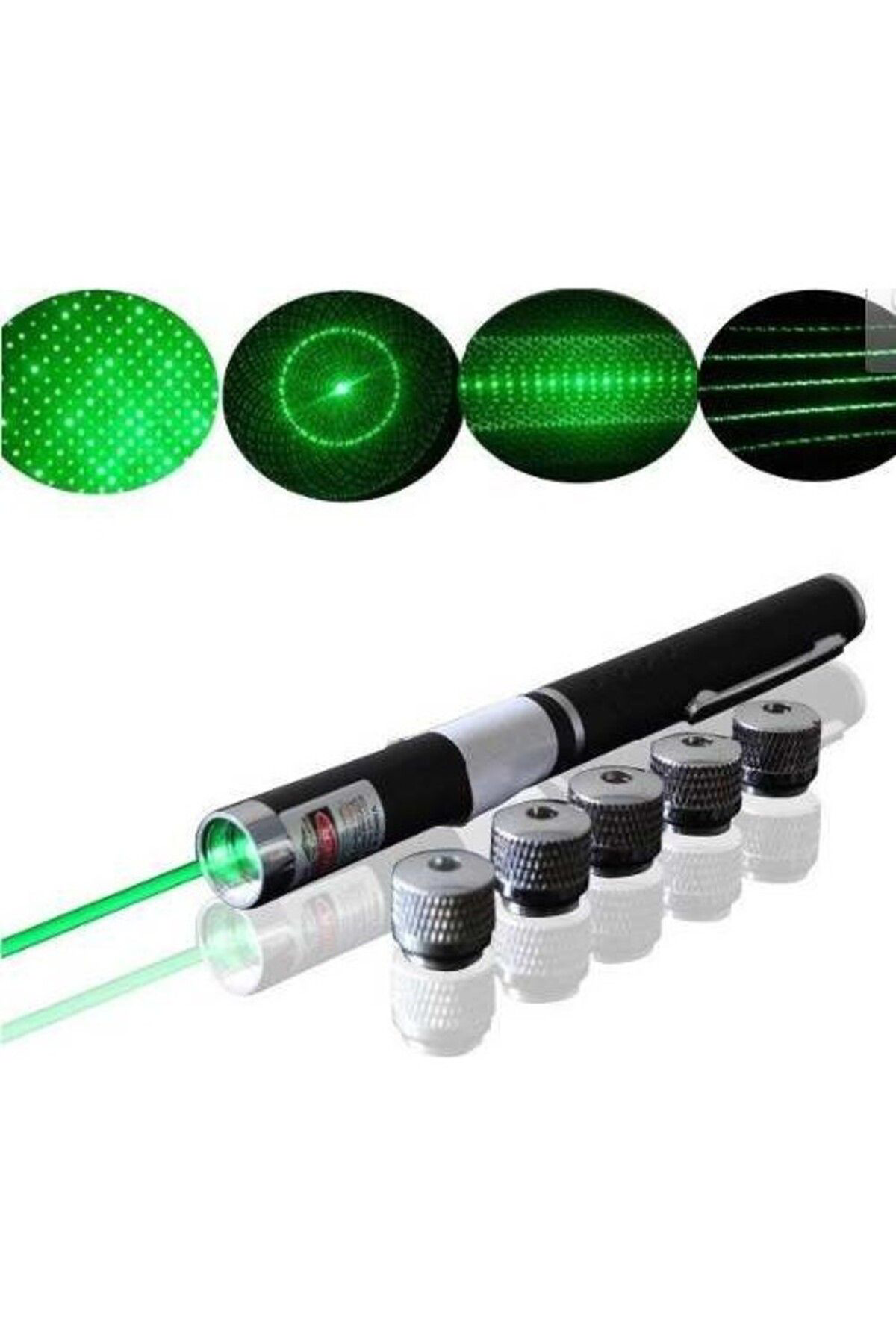 Ok Aksesuar Yeşil Lazer Pointer Usb Şarjli 5 Km Etki Alani! (5060)