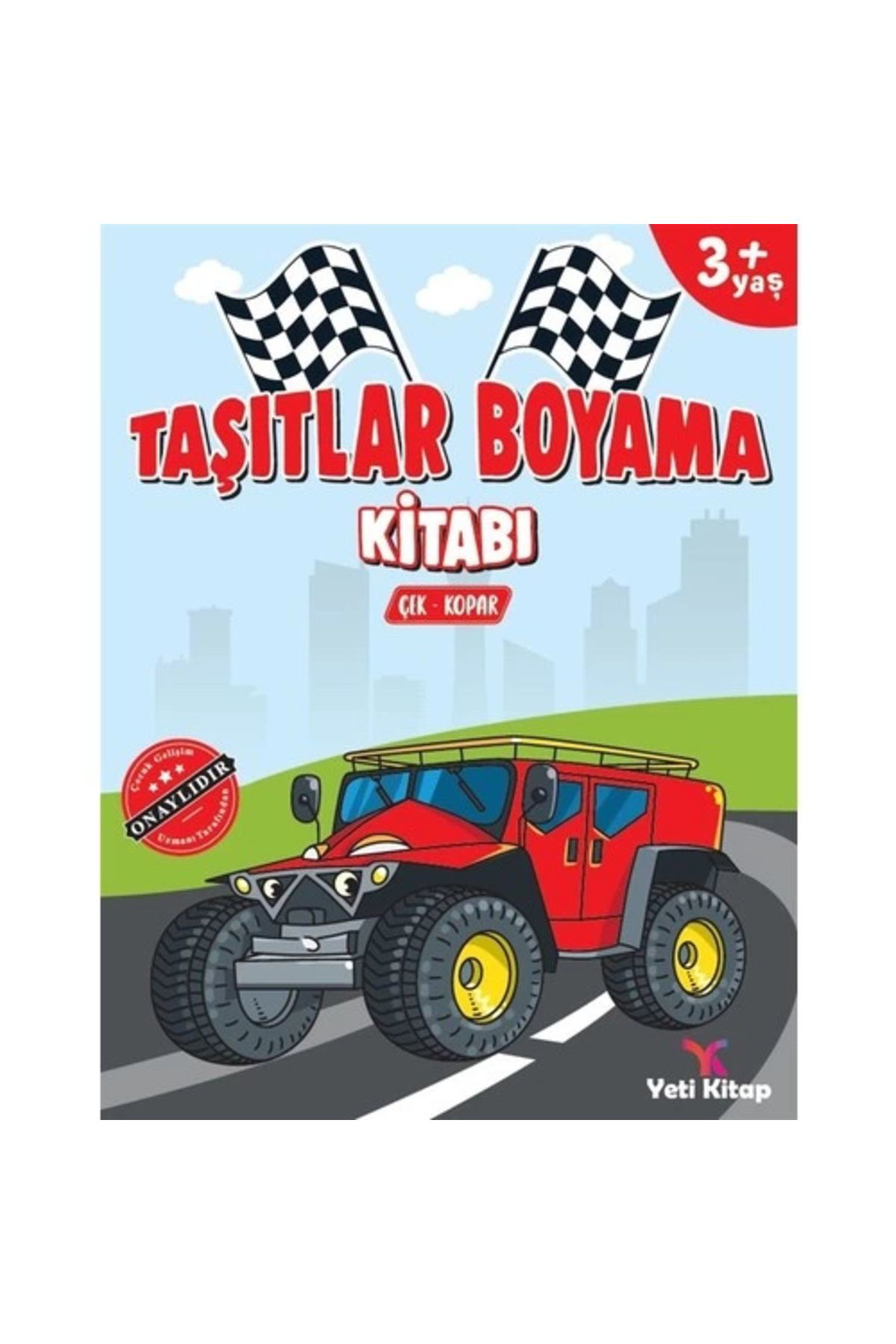 Yeti Kitap Yeti Yay -Taşitlar Boyama Kitabi
