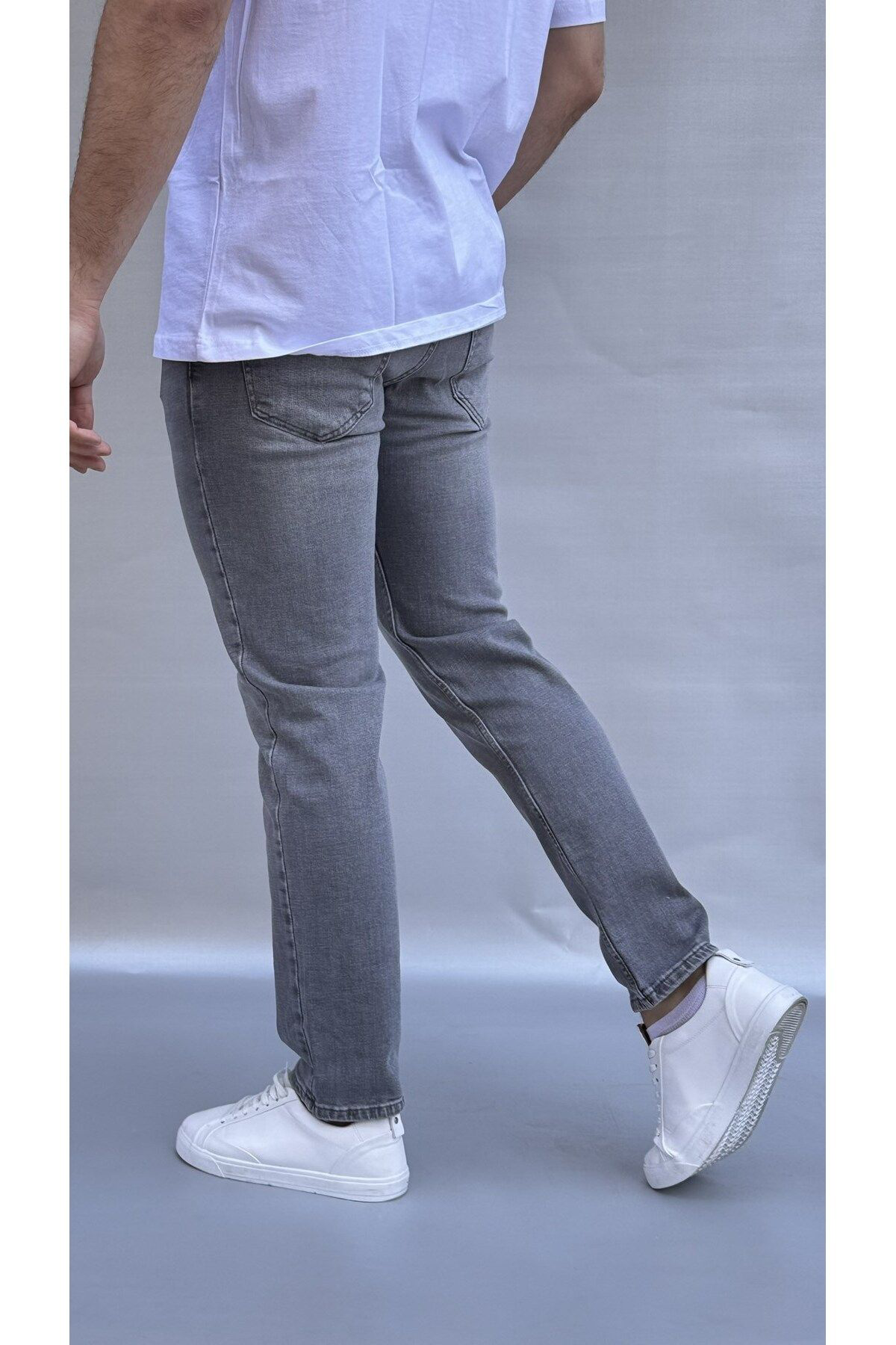 Casualmen32 Yikamali Gri Regular Fit Jean