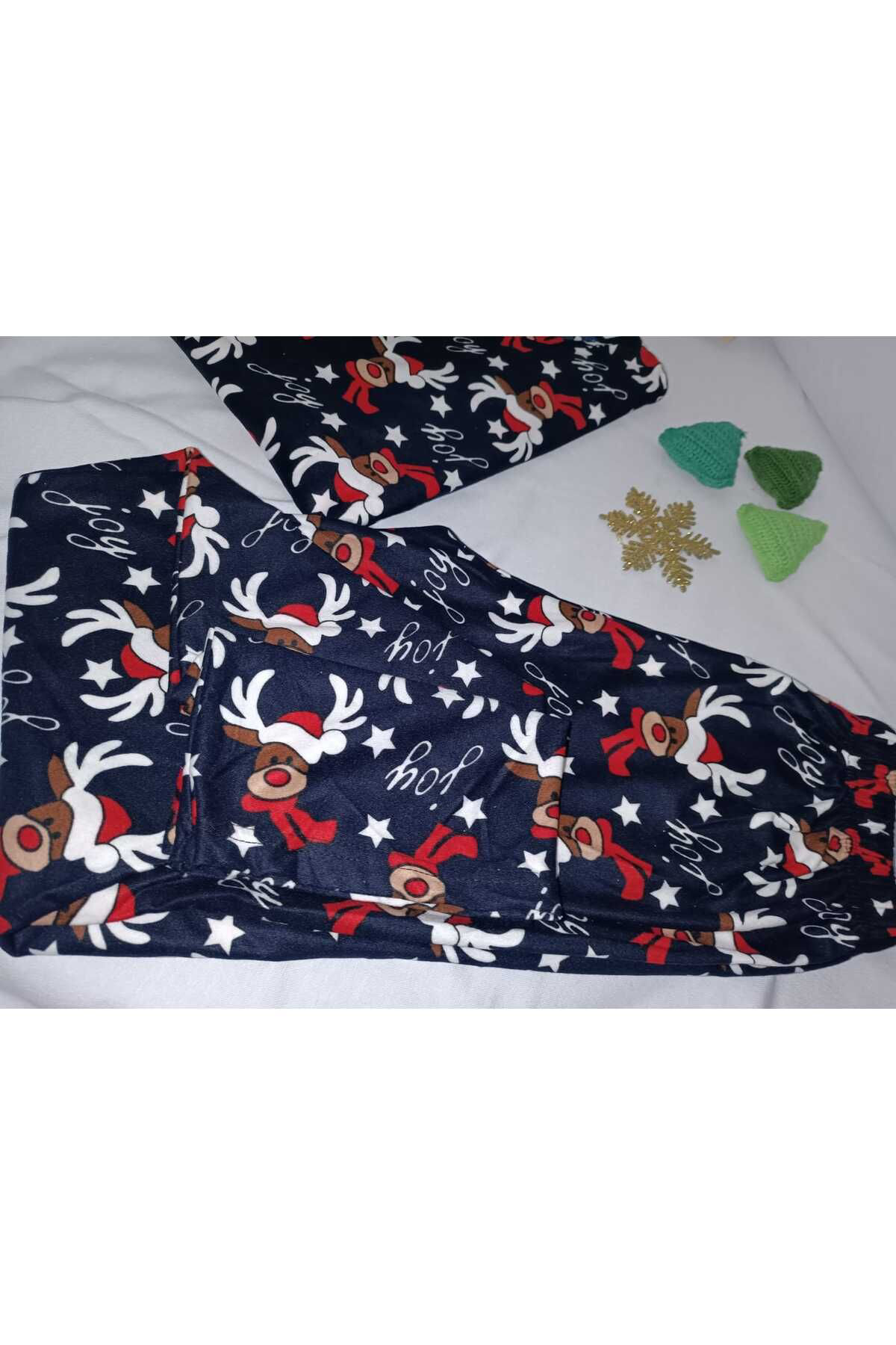 Mystyleworld Yilbaşi Lacivert Pijama Takimi