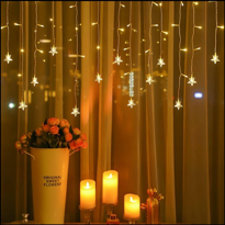 İhtiyaçavm Yildiz 4M 96 Led 19 Saçak 40-50-60Cm Gün İşiği Yildiz Boyutu:7Cm