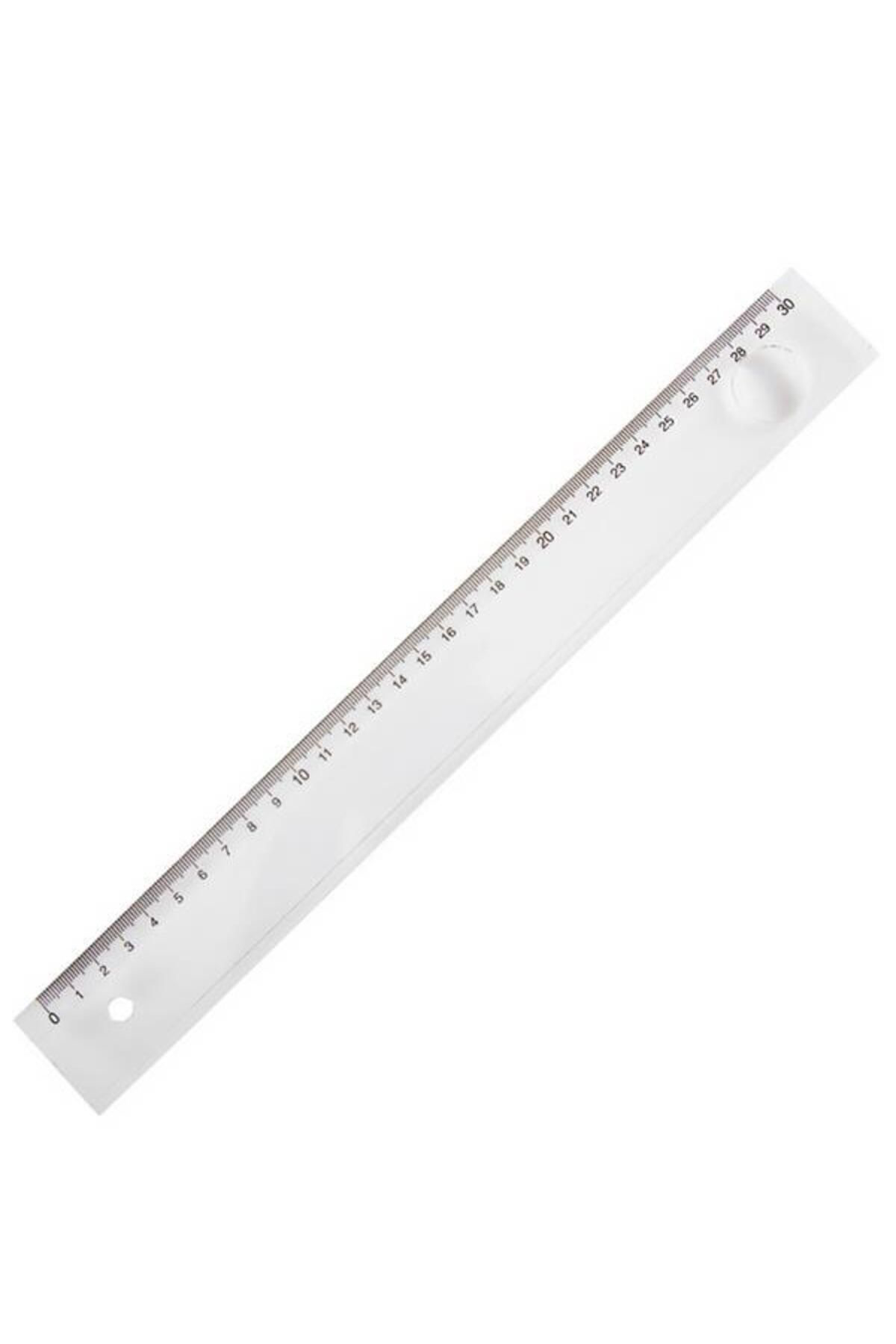 Yildizlar Yayinlari Yildizlar Mercekli Şeffaf Cetvel 30 Cm