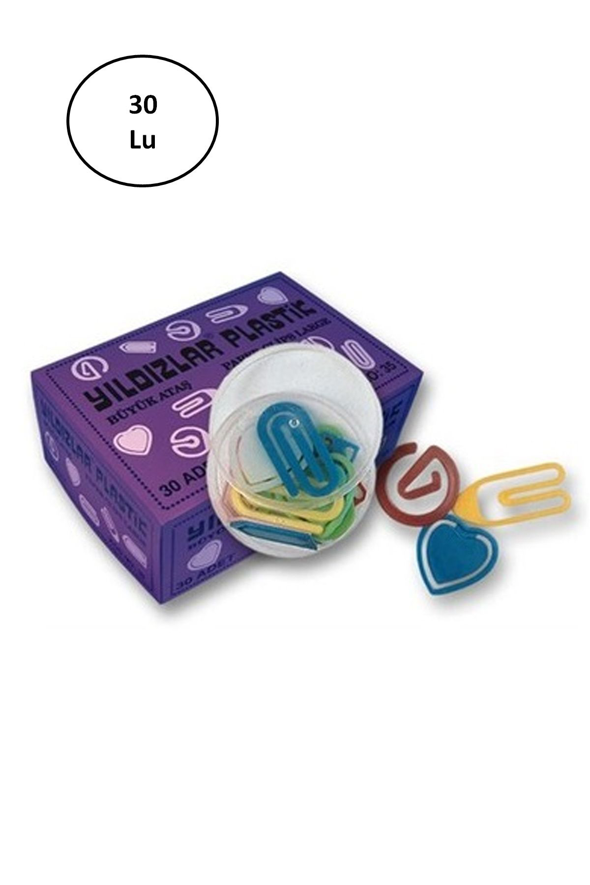 Cexos Yildizlar Plastik Ataş Büyük 30'Lu - Cbt1065-4439