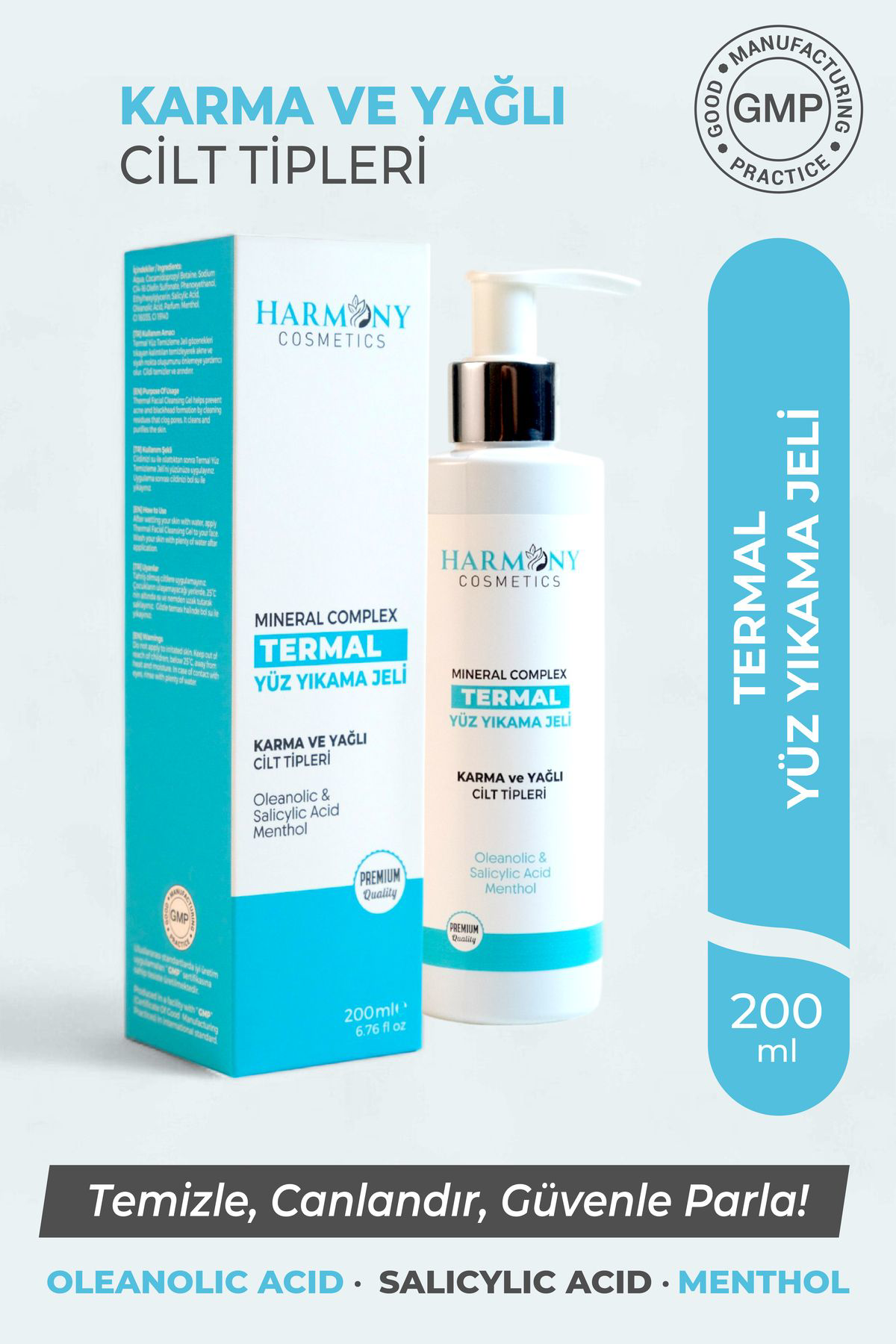 Harmony Cosmetics Türkiye Yoğun Nemlendirici Krem C Vitamin Cilt Serumu Termal Yüz Yikama J