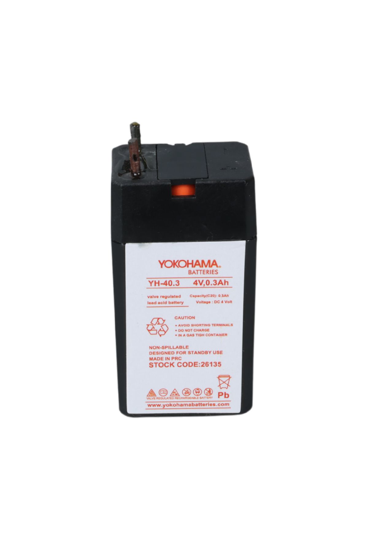 Ok Aksesuar Yokohama Yh-40.3 4 Volt - 0.3 Amper Kuru Akü Go506089mt-26135