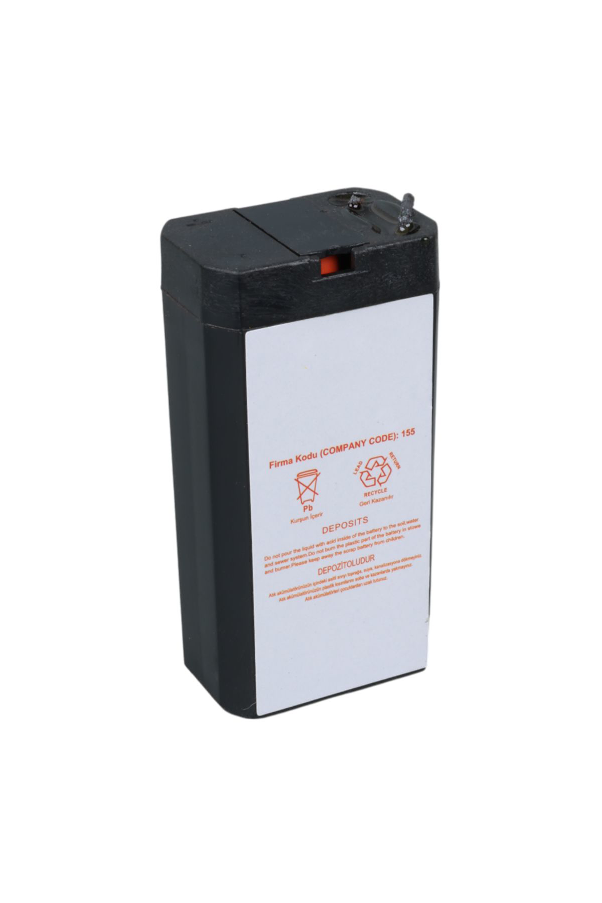 Amazex Store Yokohama Yh-40.7 4 Volt - 0.7 Amper Kuru Akü (34X22x64 Mm)