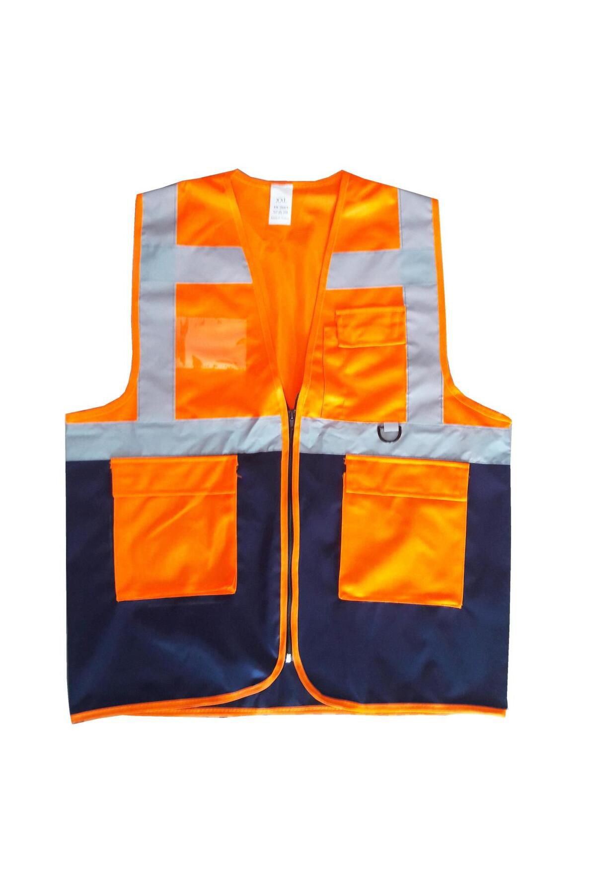 K&A Yönetici İkaz Yeleği Tcu/Lacivert Xl Beden