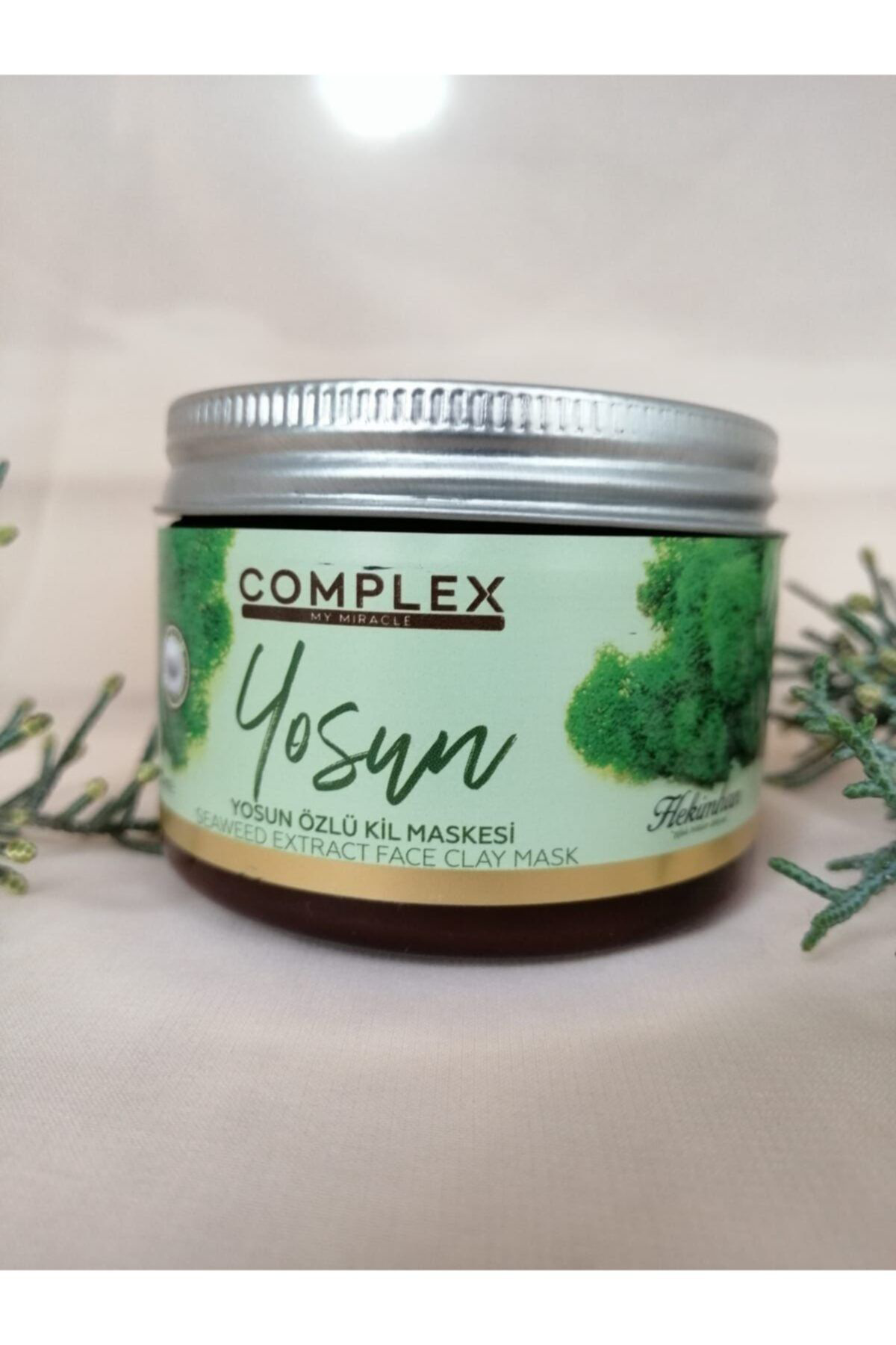 Hekimhan Yosun Özlü Complex Yüz Kil Maskesi, Gençleştirici, Peeling, Nemle