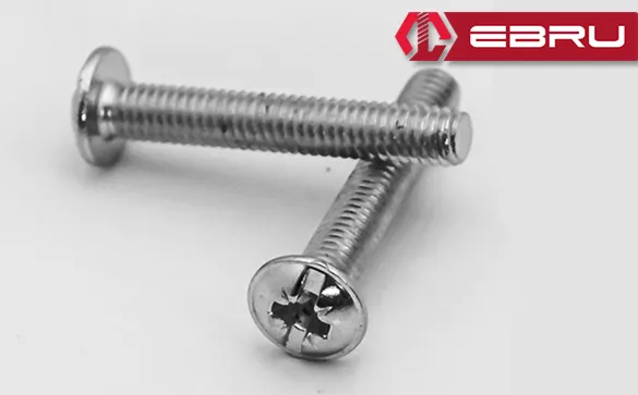 Yuvarlak Yıldız Başlı Rysb Kulp Vidası, Civata M4x10 - 500 Adet