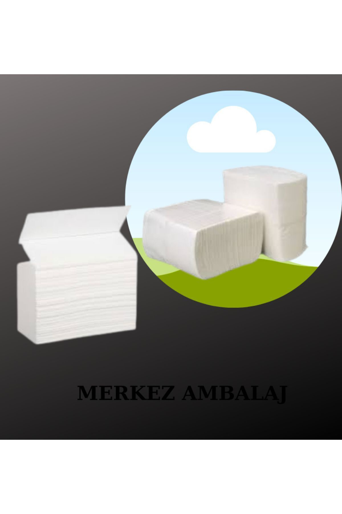Elfumer Z Katlama Dispenser Kağit Havlu Peçete 12 Paket Ekonomik Z Katli 