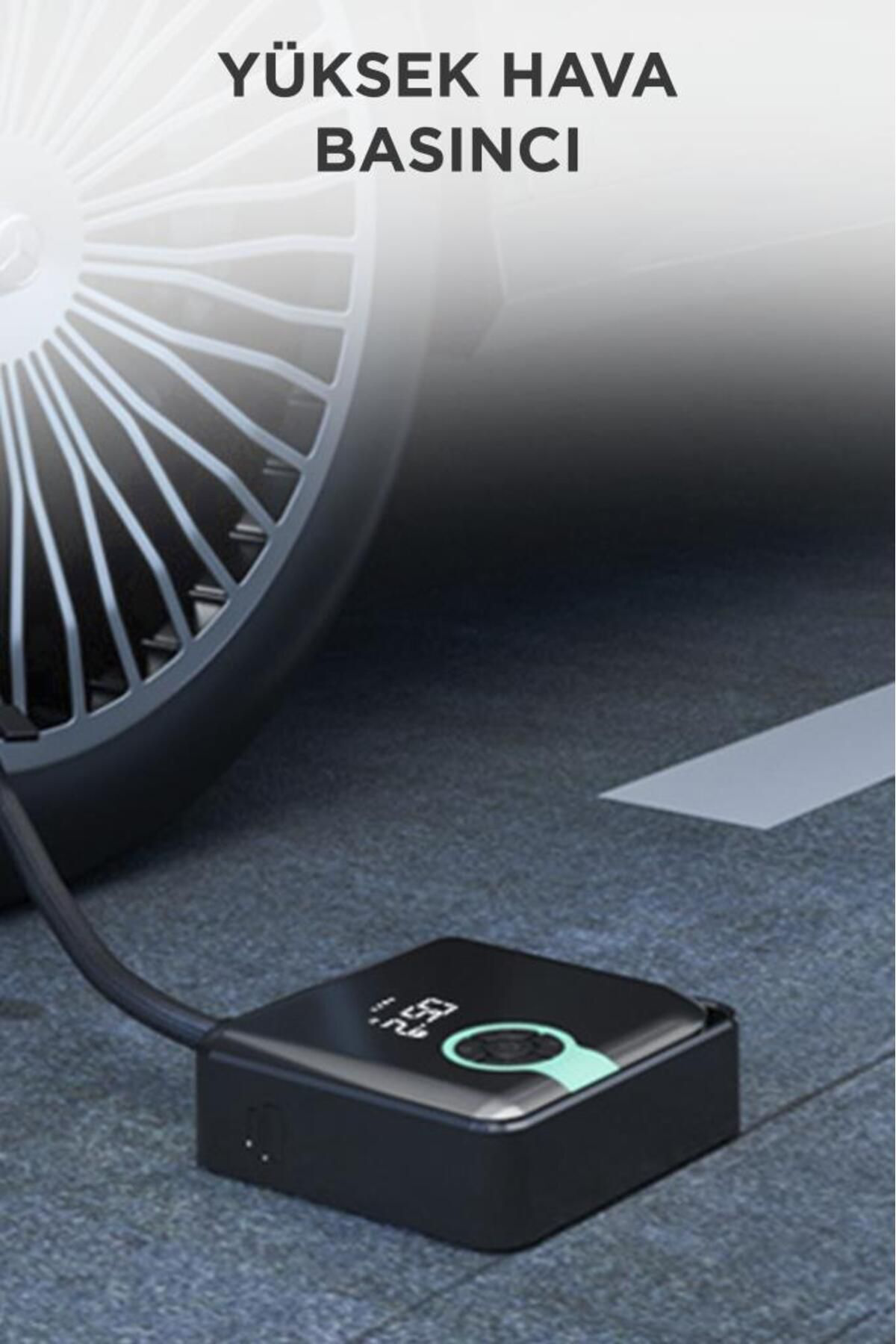 Torima Zc-001 2’Si 1 Arada Powerbank Ve Akilli Hava Kompresörü