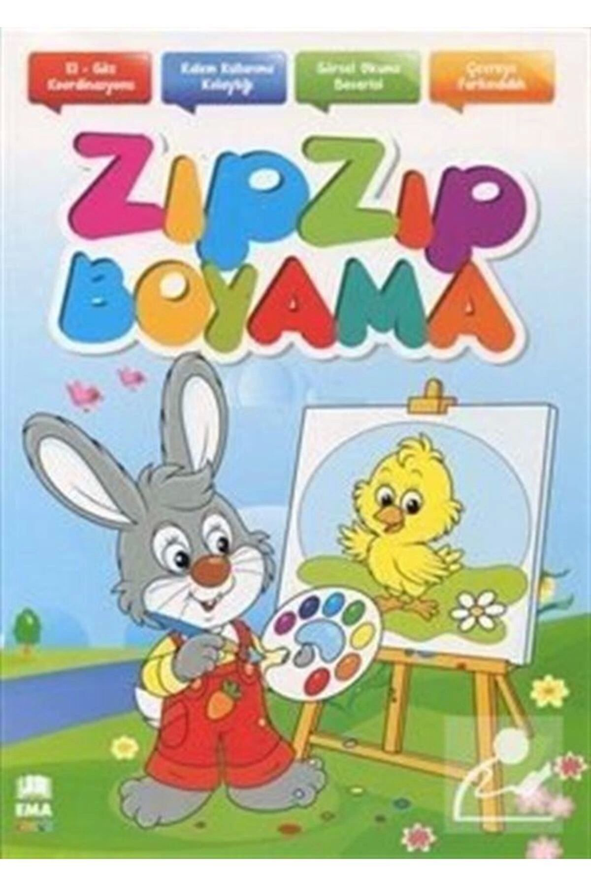Ema Çocuk Zipzip Boyama Kitabi