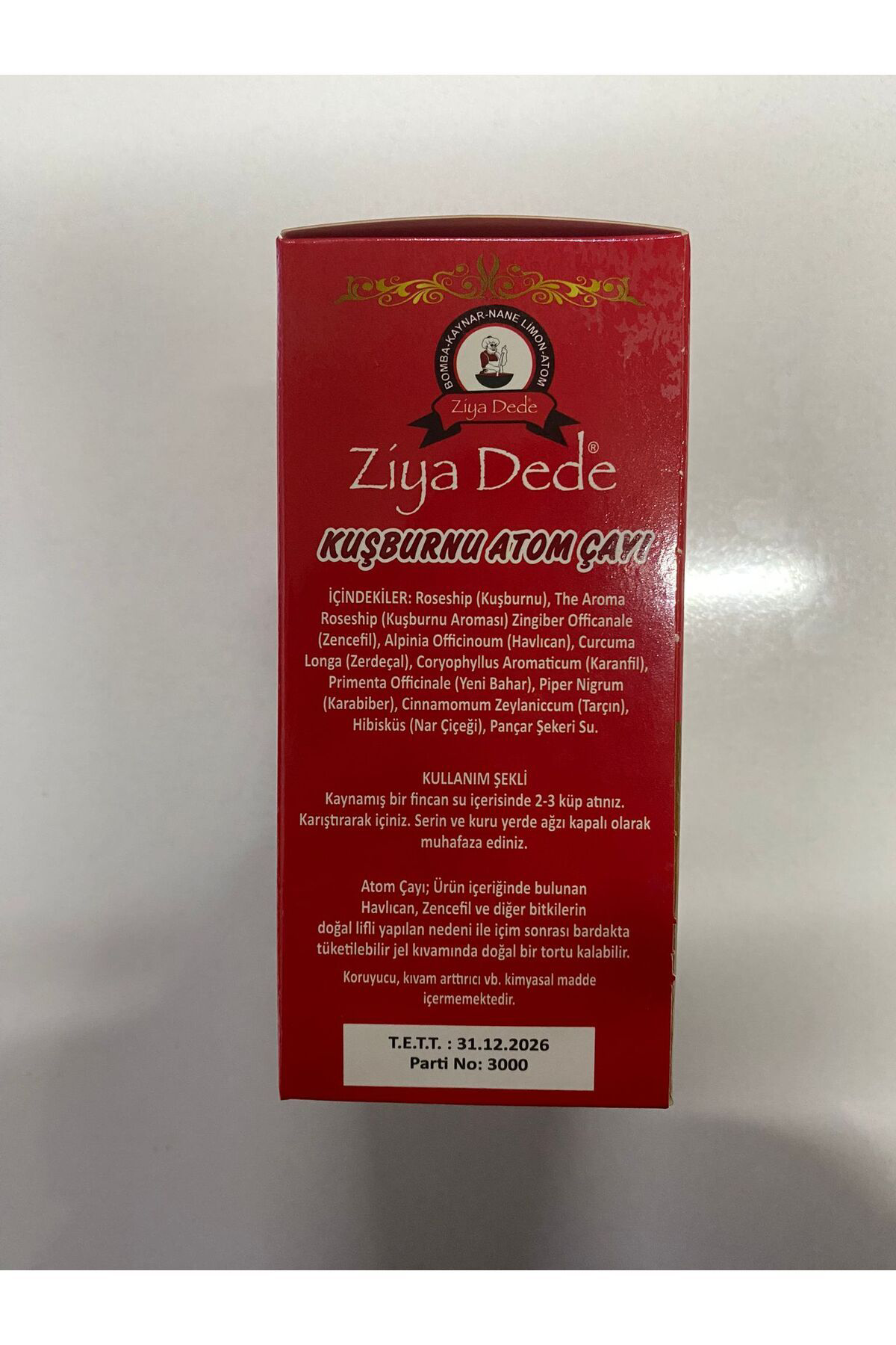 Ziyadede Ziya Dede Kuşburnu Atom Çayi 150 Gr