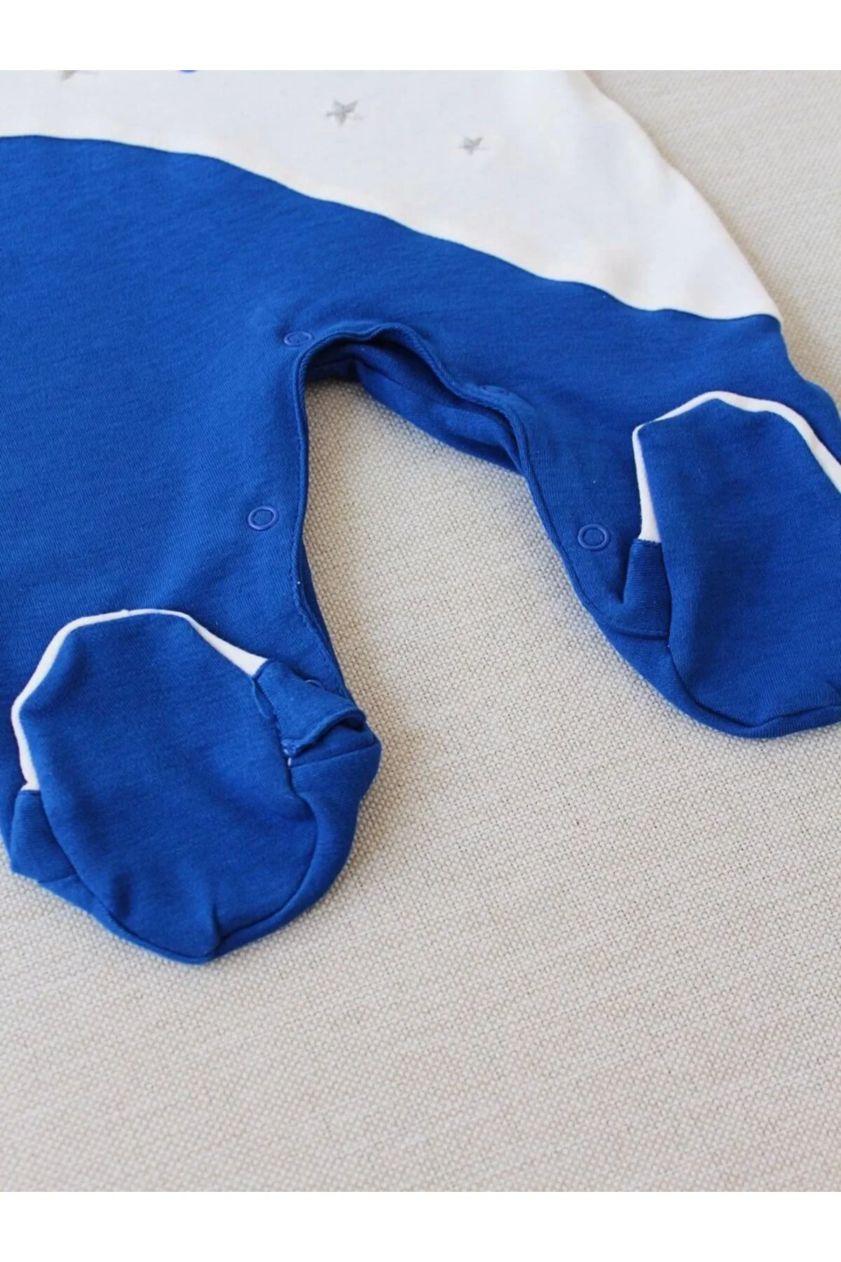 0-3 3-6 Ay Lucky Baby Nakışlı Es Çizgi Boy Şapkalı Erkek Bebek Tu