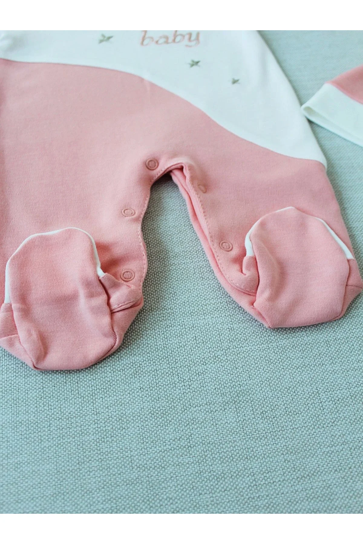 0-3 3-6 Ay Lucky Baby Nakışlı Es Çizgi Boy Şapkalı Kız Bebek Tulu