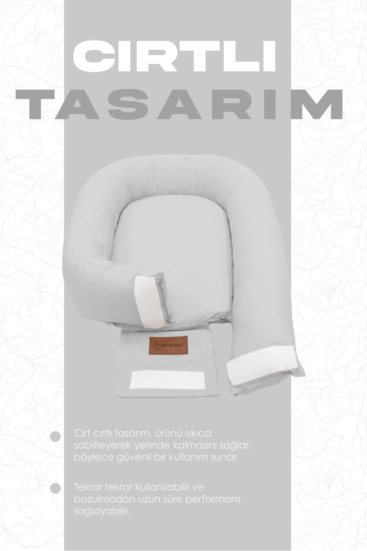 Mordesign 0-3 Ay Babynest Ortopedik Bebek Yataği, Anne Yani Bebek Yataği,Er
