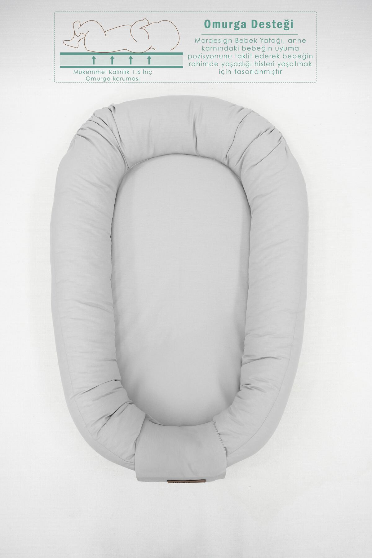 Mordesign 0-3 Ay Babynest Ortopedik Bebek Yataği, Anne Yani Bebek Yataği,Er