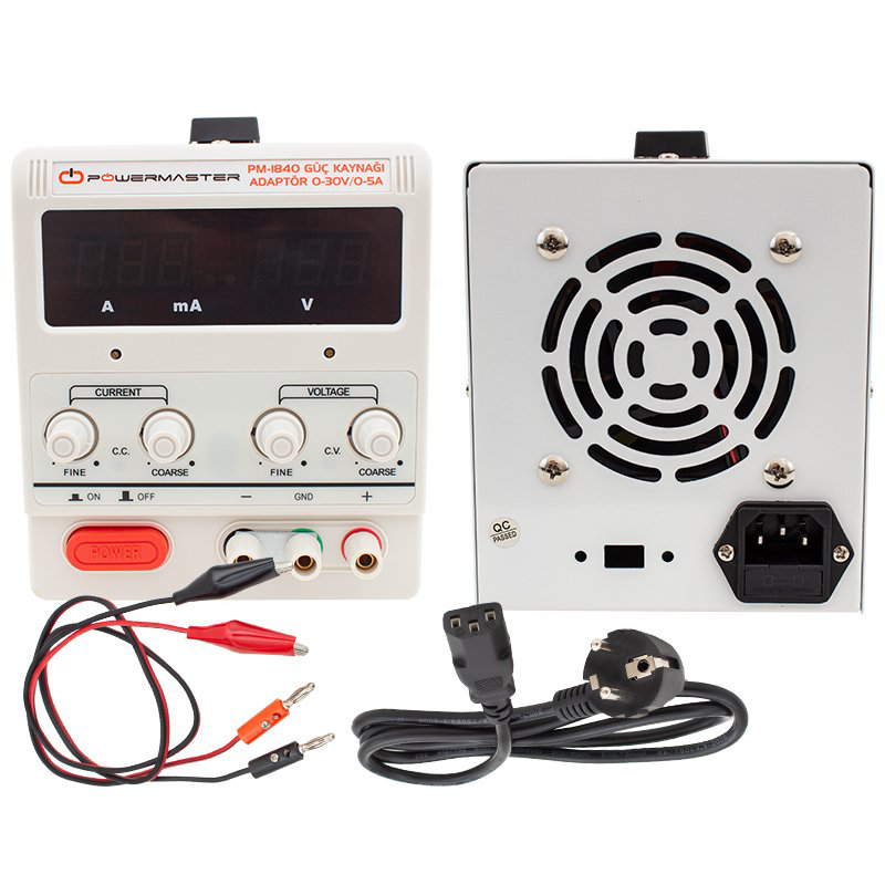 0-30 VOLT / 0-5 AMPER ARASI DC GÜÇ KAYNAĞI ADAPTÖR (4741)