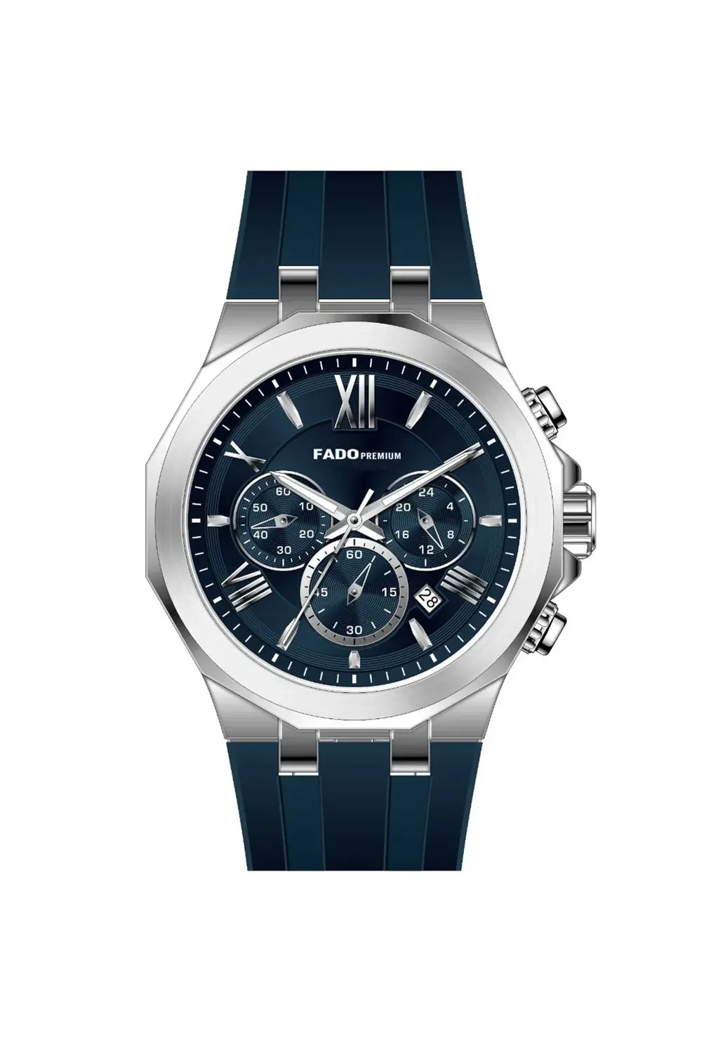 & 00009  Erkek Kol Saati  Silikon Kordonlu