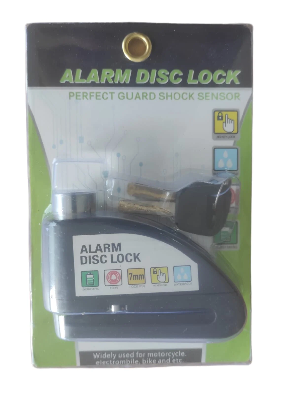 002704   Motosiklet Alarmlı Disk Kilidi