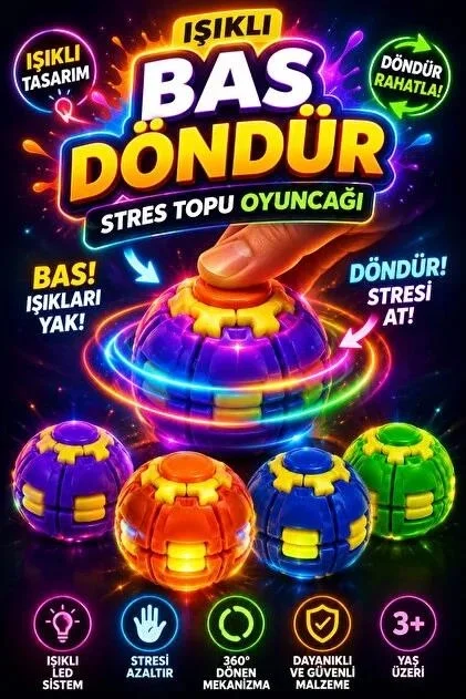 0036 SPIN TOP- IŞIKLI Fiyatı, Yorumları ve Özellikleri
