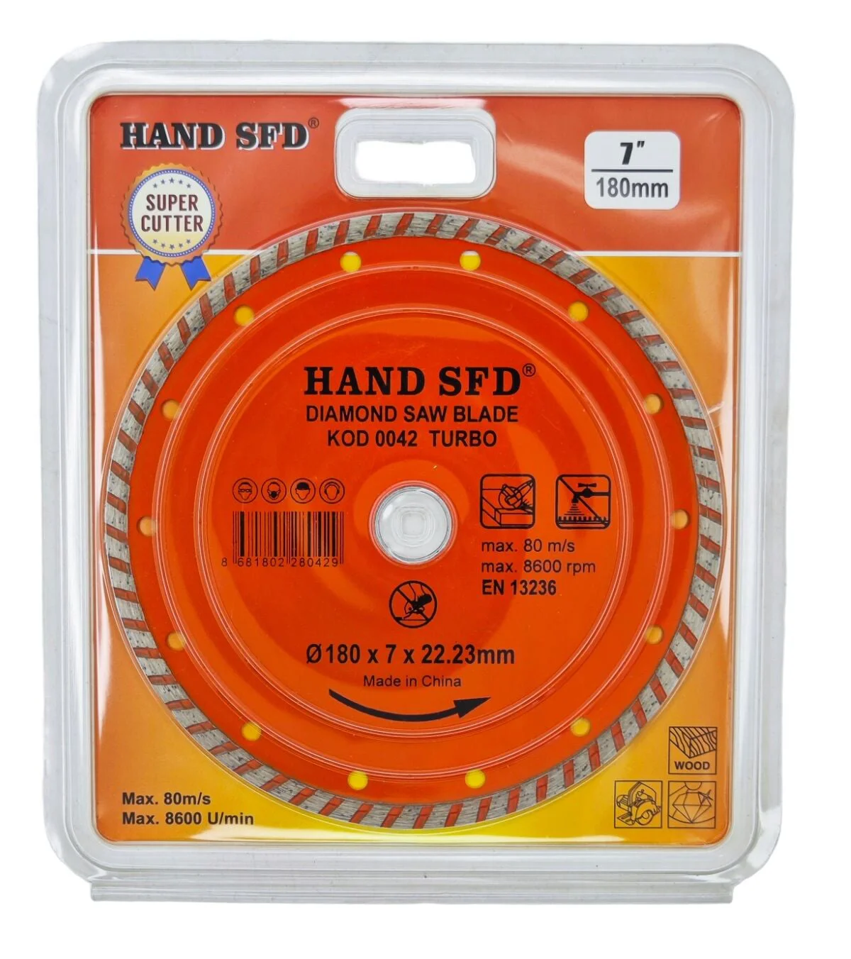 0042   Hand Sfd Dıamond Turbo Kesici 180Mm