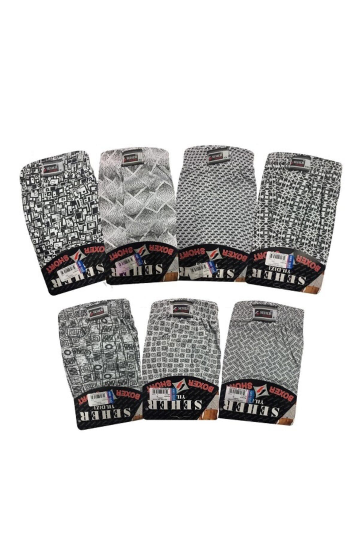 007 Desenli Erkek Boxer Boxer Yeni Sezon (6 Adet Ekonomik Paket)
