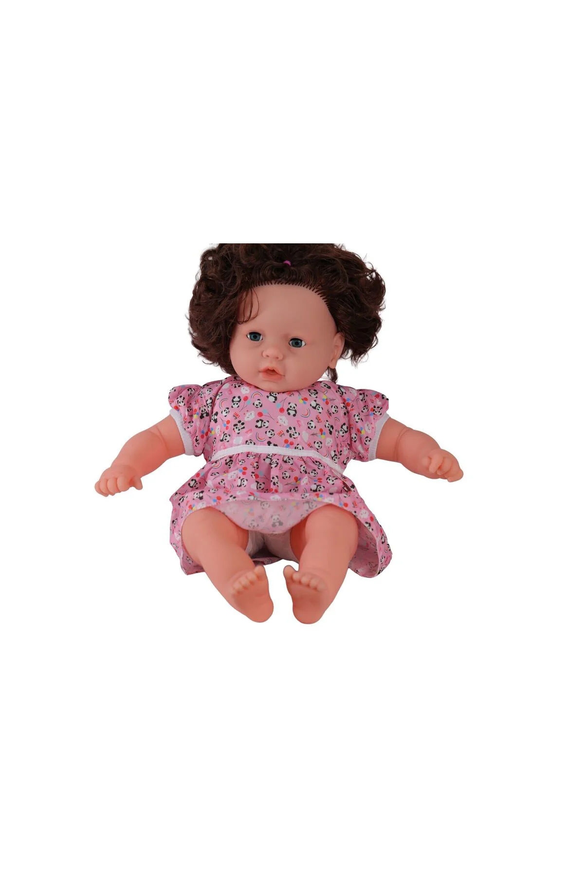 0073 60 Cm Dolgu Gövdeli Saçli Büyük Bebek