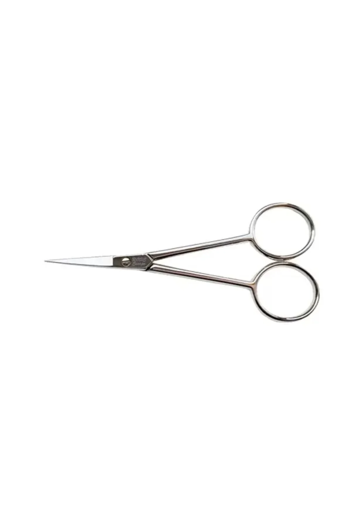 009-400 Ayrık Saplı Nakış Makası No: 4 İnç / 10,16 Cm - Nikel Kap