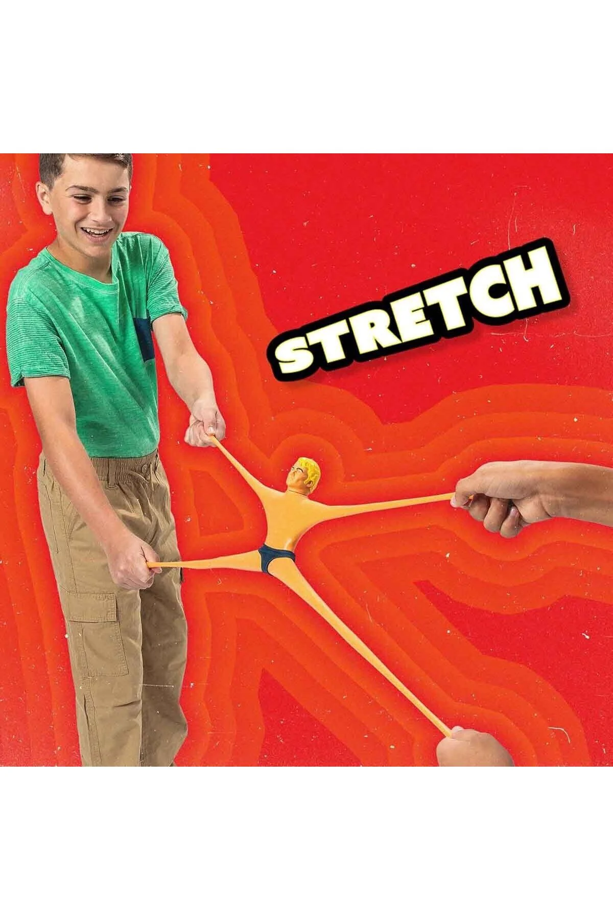 0095 SUN-BSF-FİGÜR STRECH ARMSTRONG RETRO 25CM - Görsel 4