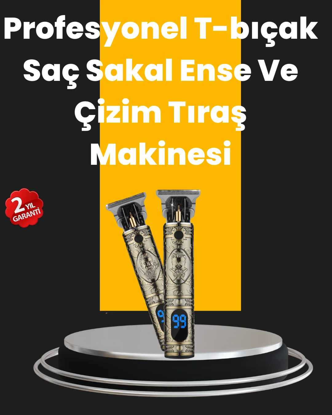 0.1 mm Hassas Kesim Tıraş Makinesi Şarjlı Metal Gövde 0.1 mm Hassas Kesim Tıraş Makinesi Şarjlı Metal Gövde