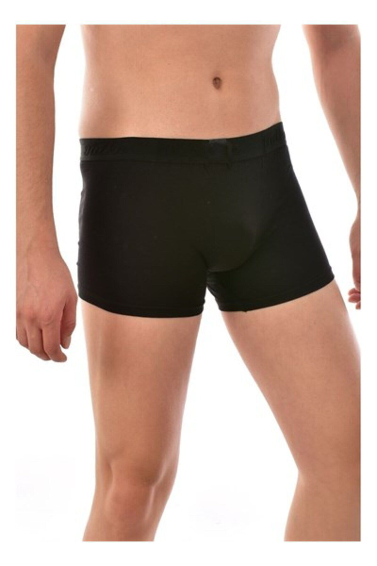 0114 Erkek Elestan Boxer Siyah