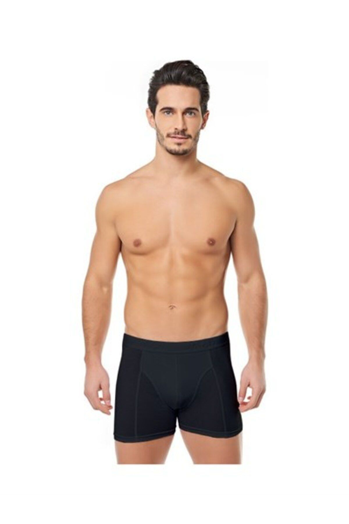 0114 Erkek Elestan Boxer Siyah