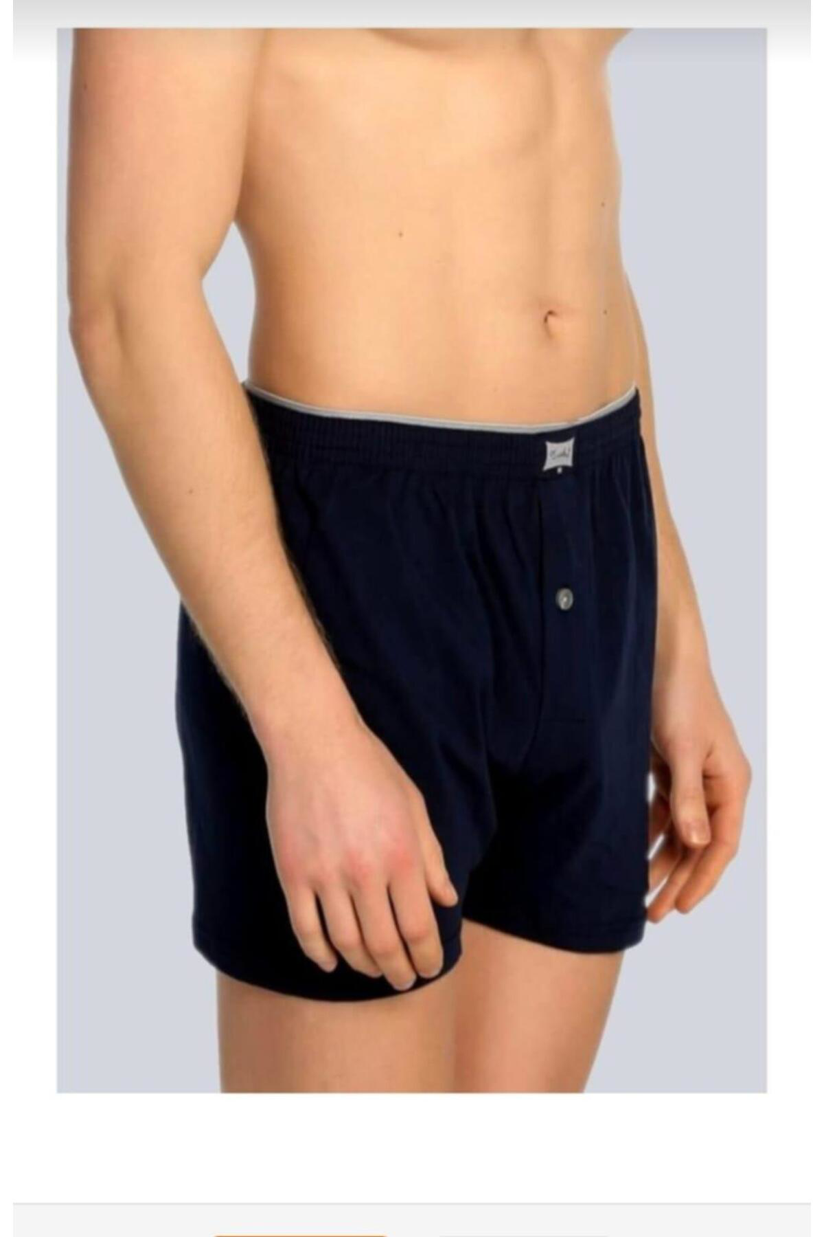 0117 ERKEK PENYE DÜZ BOXER TEKLİ