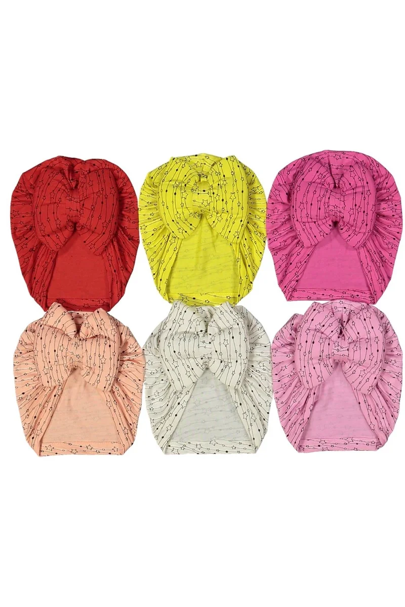 0/12 ay Kurdelalı Bebek Bone Bandana seti