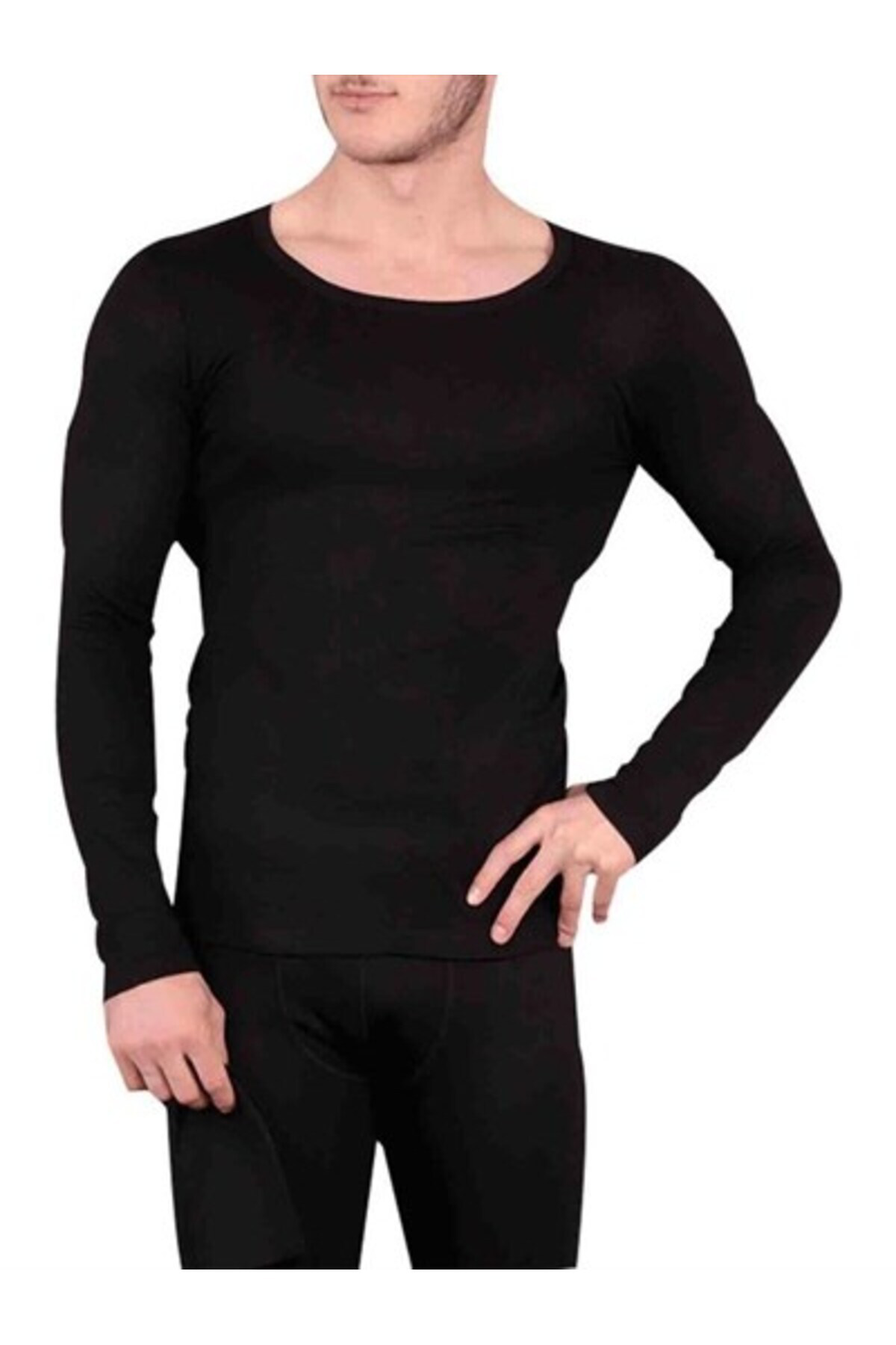 Tutku 0126 Erkek Termal Fanila Siyah