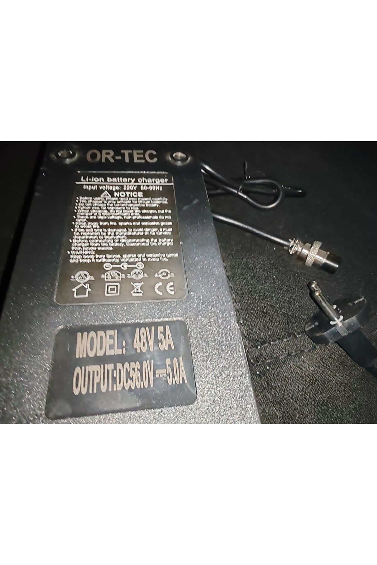Onvo 013 Plus Hizli Elektrikli Scooter Şarj Aleti 48 Volt Lityum İçin