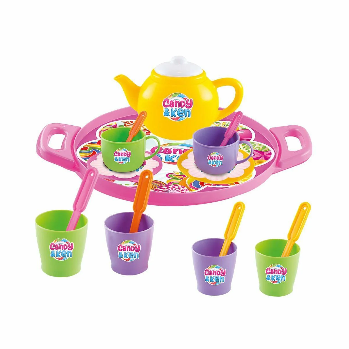 01593 CANDY TEPSİLİ ÇAY SET Fiyatı, Yorumları ve Özellikleri