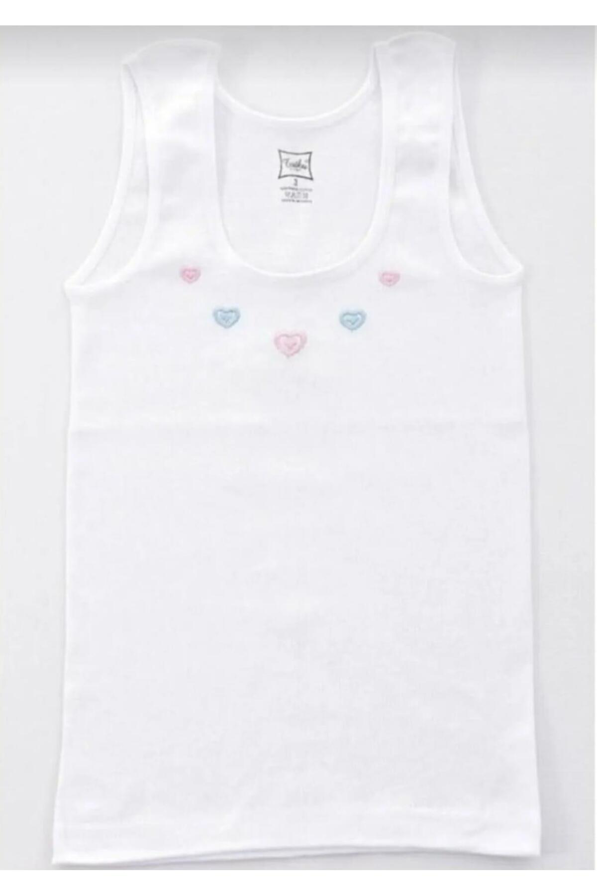 Tutku 0166 Kiz Çocuk Kalin Askili Atlet 6 Adet