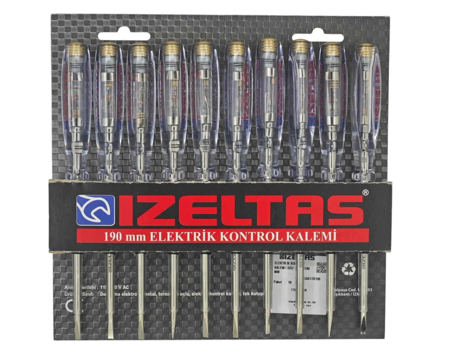 0170 190   İzeltaş Elektrik Kontrol Kalemi - Düz Fiyatı, Yorumları ve Özellikleri