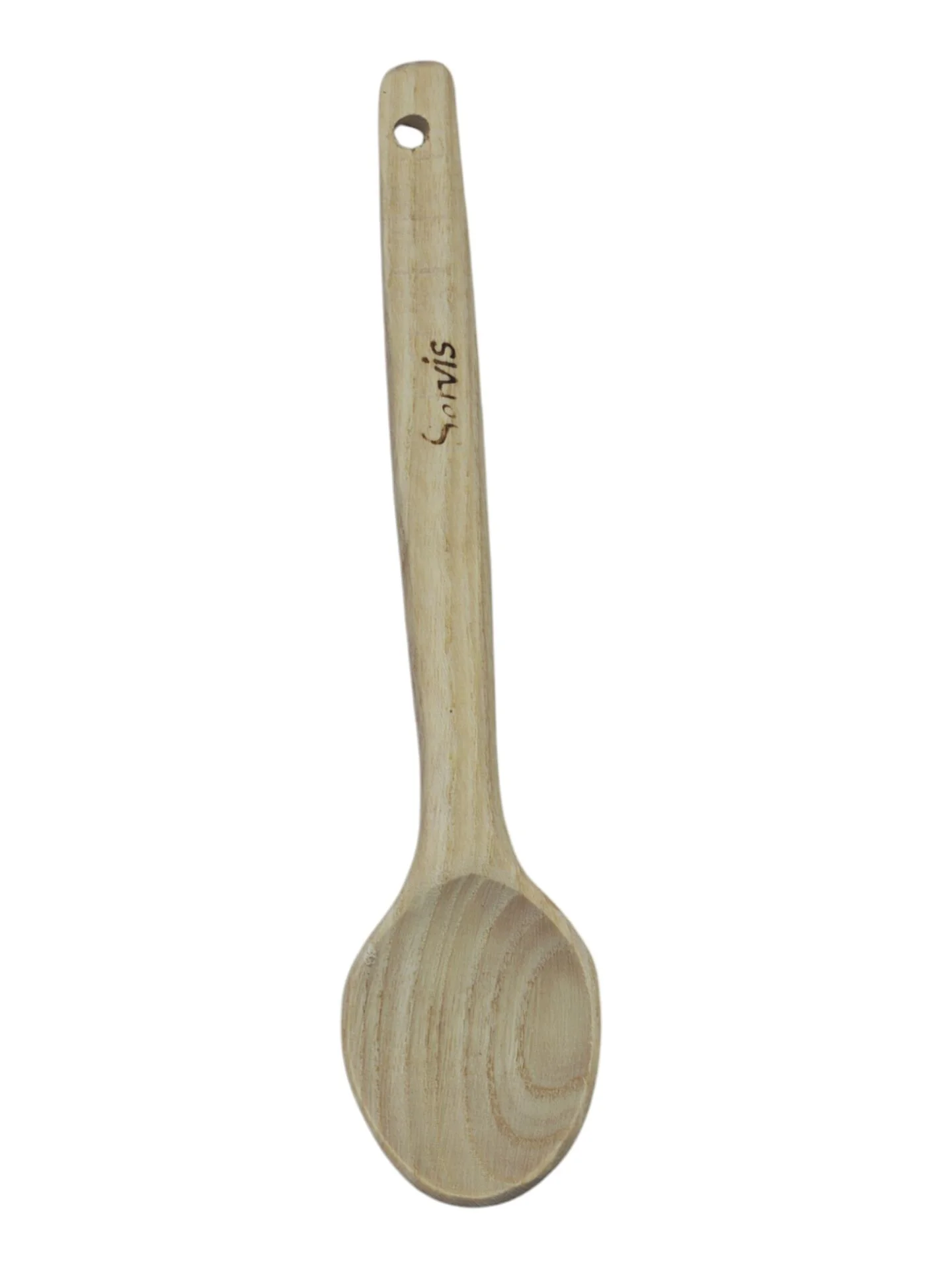 01753   Servis Ahşap Sade Kaşık 21cm