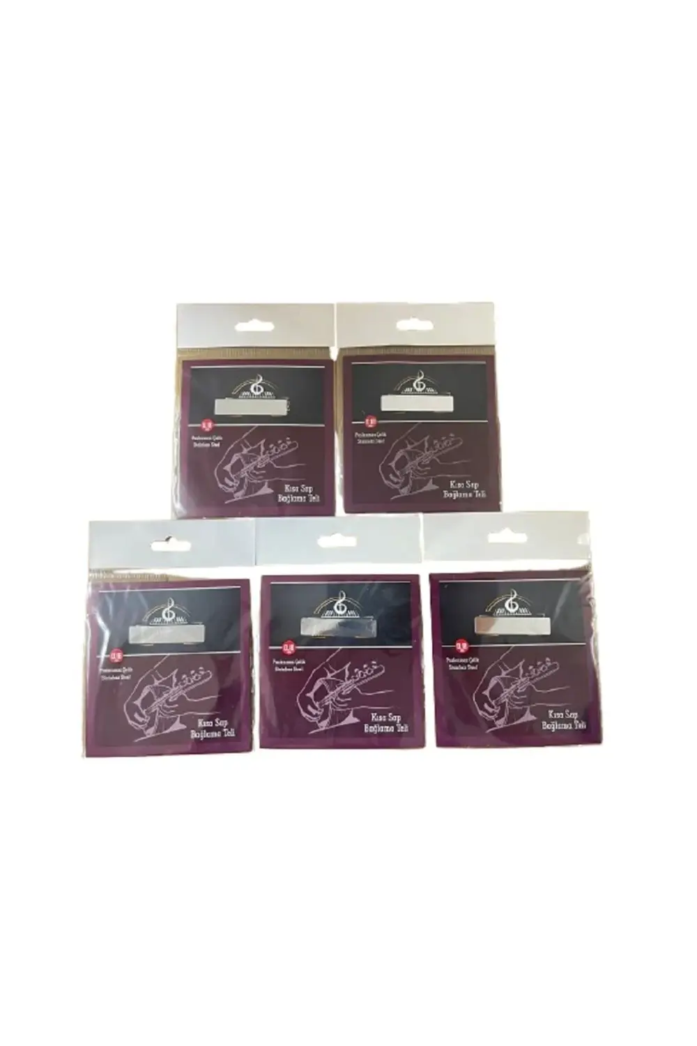 0,18 Kısa Sap Bağlama Teli Paslanmaz Çelik 5 Takım