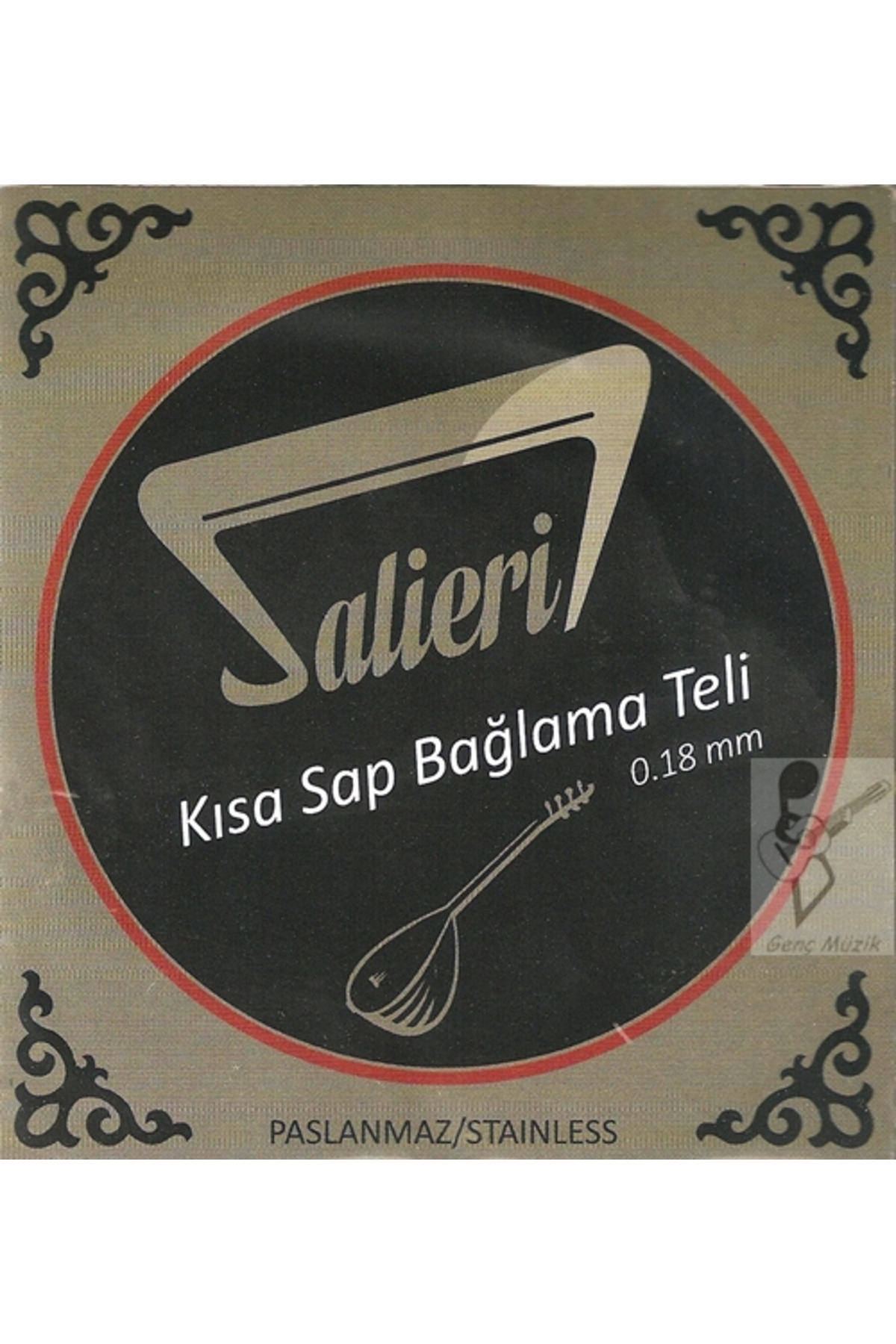 0.18 mm Paslanmaz Takım Tel - Kısa Sap Bağlama Teli 018